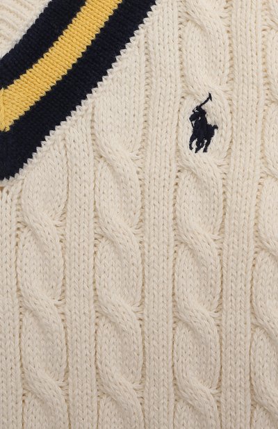 Хлопковый пуловер POLO RALPH LAUREN, арт. 321862030, фото 3