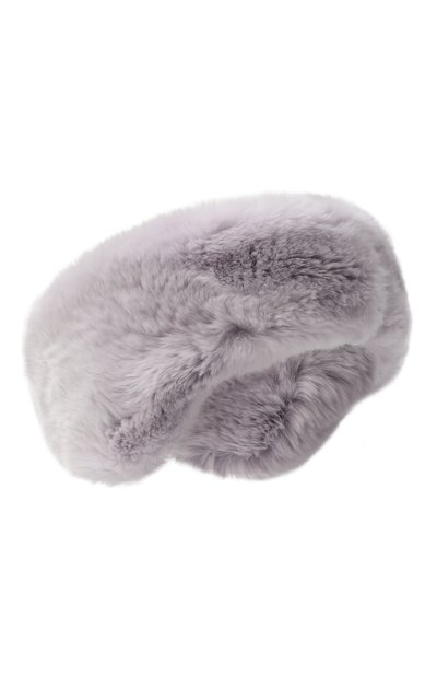 Женская меховой ободок из кролика YVES SALOMON, арт. 26WAA312XXREXX