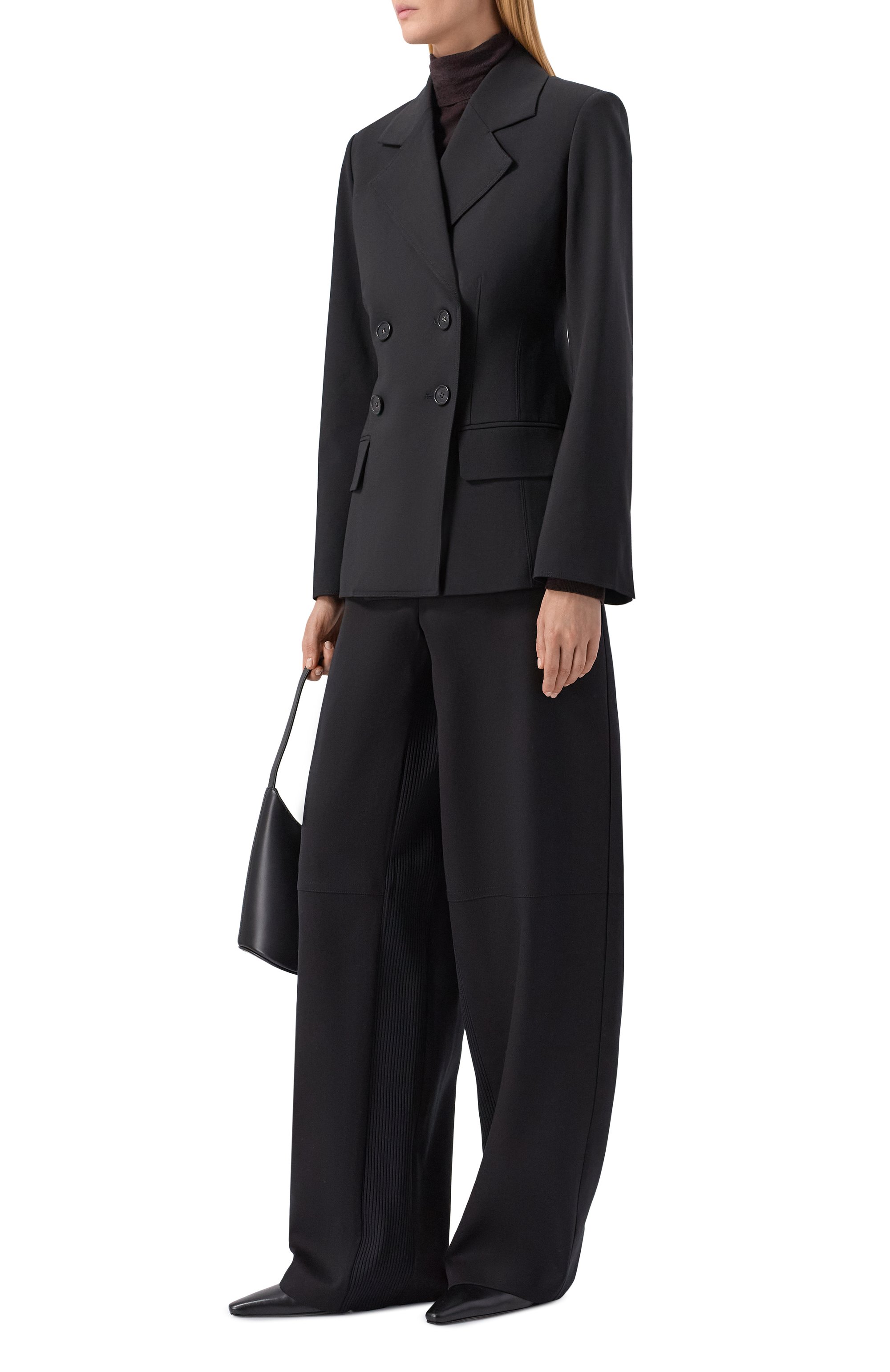 Шерстяной жакет CO черного цвета по цене 99500 руб., арт. 6440ABSW-C0RE, фото 2 Шерстяной жакет CO, арт. 6440ABSW-C0RE, фото 2