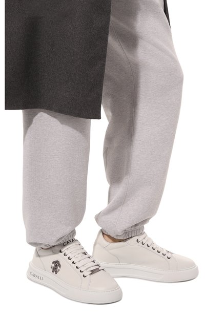 Кожаные кеды ROBERTO CAVALLI, арт. 18706 A, фото 3