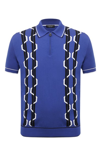 Мужская поло из шелка и хлопка STEFANO RICCI, арт. K818063P31/F23290