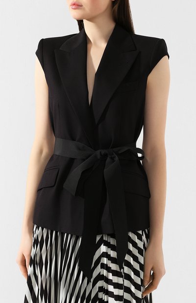 Жилет из смеси хлопка и шерсти DRIES VAN NOTEN, арт. 201-30282-9293, фото 3