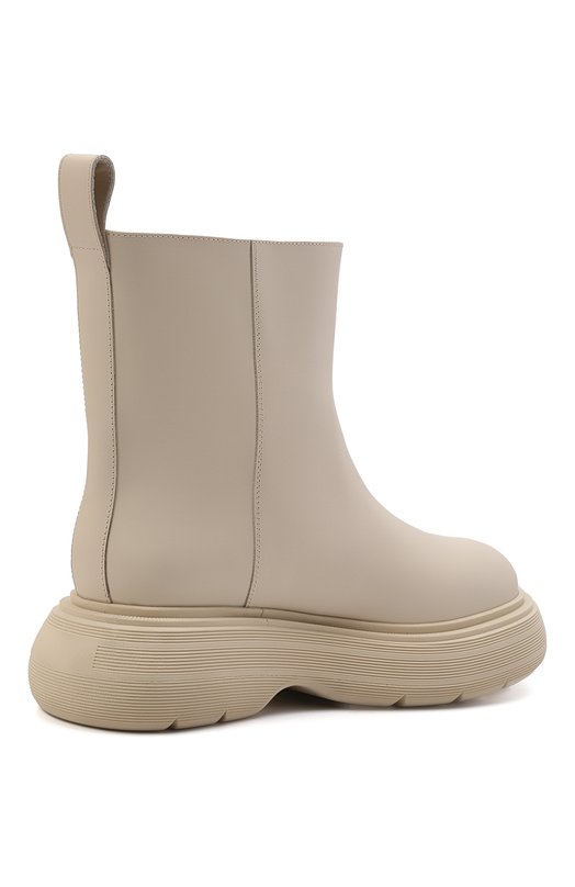 Кожаные полусапоги Gia Couture Кремовый, фото 5