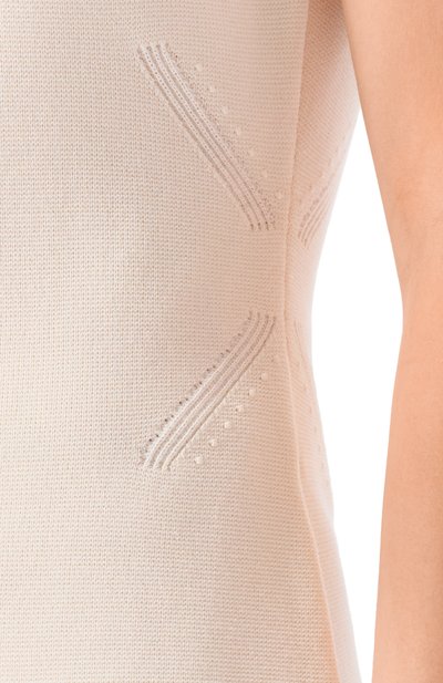 Жилет из вискозы BOSS кремового цвета по цене 25150 руб., арт. 50550866, фото 5 Жилет из вискозы BOSS, арт. 50550866, фото 5