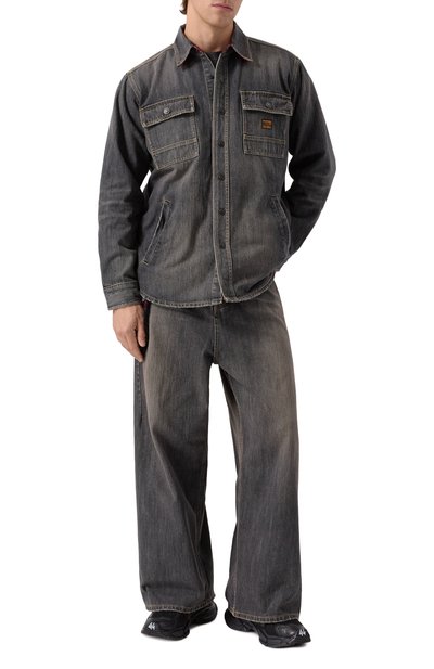 Джинсовая куртка BALENCIAGA темно-серого цвета по цене 283000 руб., арт. 831645/TSW67, фото 2 Джинсовая куртка BALENCIAGA, арт. 831645/TSW67, фото 2