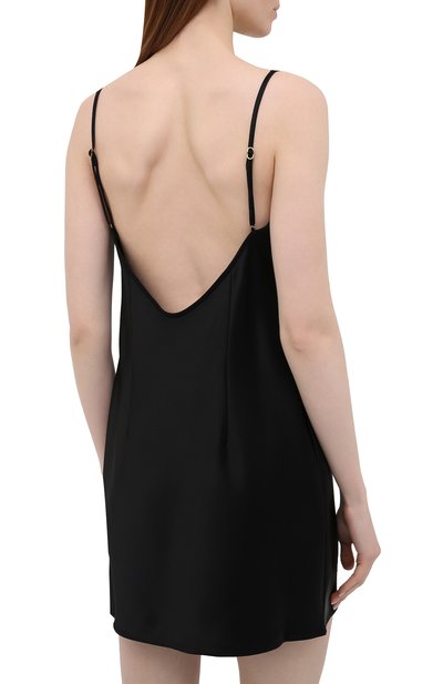 Платье NANUSHKA, арт. L0TTI_BLACK_SLIP SATIN, фото 4