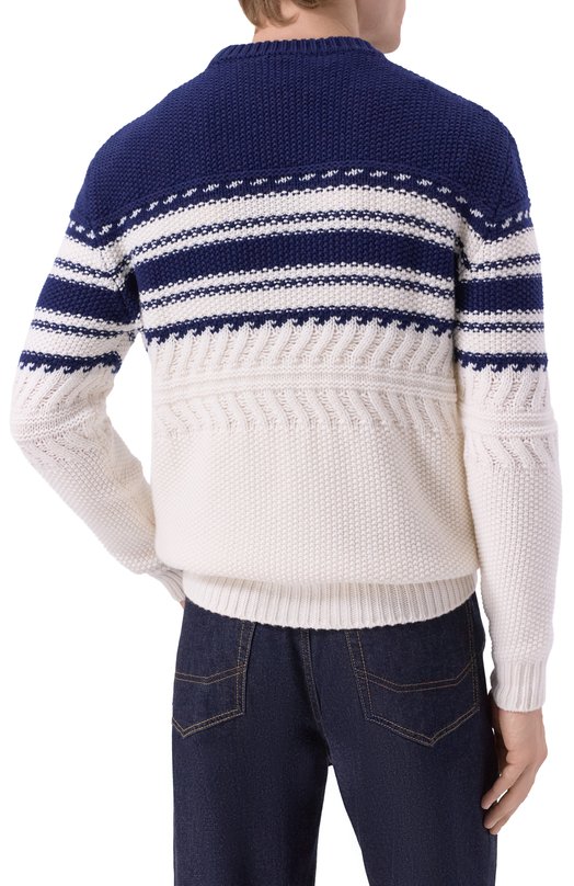 Кашемировый свитер MVST M25.1MM.K002/K003 Синий  M25.1MM.K002/K003 Фото 4