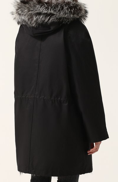 Хлопковая парка с меховой подстежкой и капюшоном YS ARMY PARIS, арт. AF10890G18W, фото 4