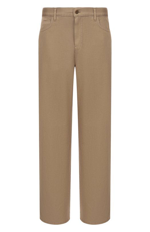 Хлопковые брюки Burberry 8108341 Бежевый 8108341