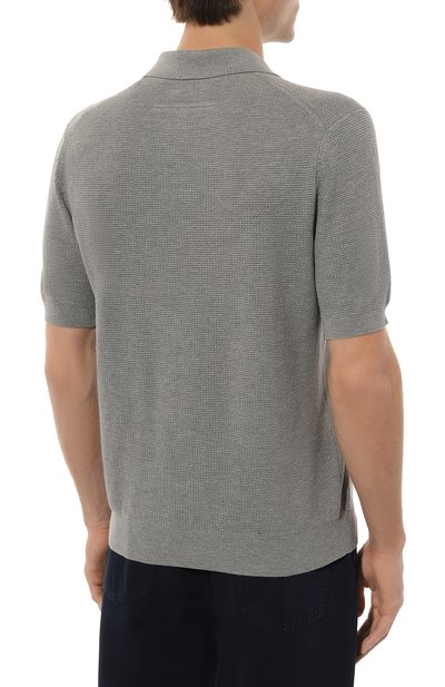 Хлопковое поло ZEGNA, арт. UDC95A7/C32, фото 4