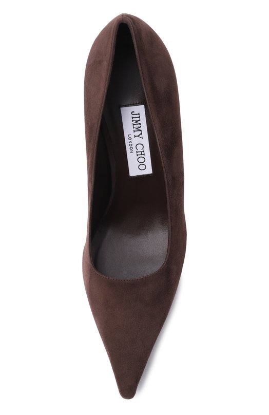 Замшевые туфли Ixia 80 Jimmy Choo IXIA 80/JRS Коричневый  IXIA 80/JRS Фото 6