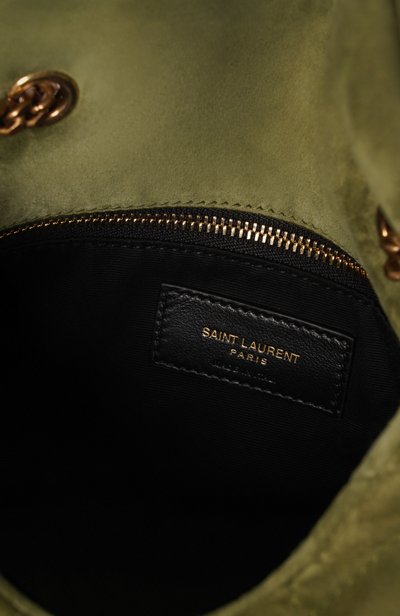Сумка toy puffer SAINT LAURENT хаки цвета по цене 331000 руб., арт. 759337/1U807, фото 5 Сумка toy puffer SAINT LAURENT, арт. 759337/1U807, фото 5