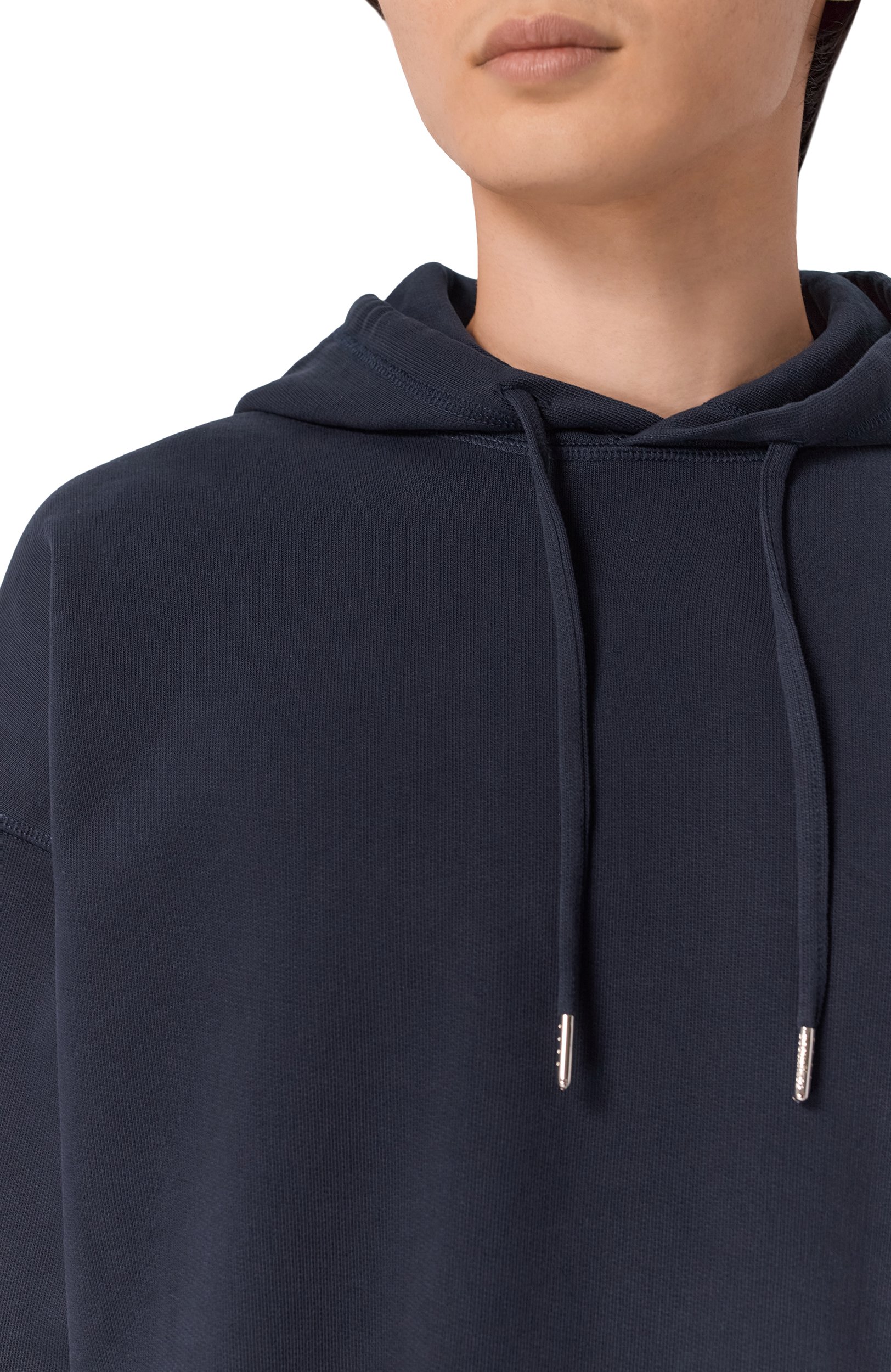 Хлопковое худи DSQUARED2 темно-синего цвета по цене 59350 руб., арт. S71GU0768/D25028, фото 5 Хлопковое худи DSQUARED2, арт. S71GU0768/D25028, фото 5