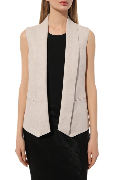 Льняной жилет ELEVENTY, арт. G80GILG02/TES0G092, фото 3