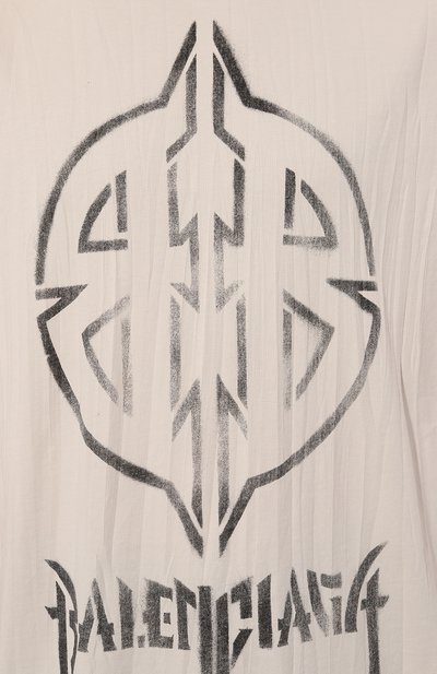 Хлопковая футболка BALENCIAGA, арт. 787349/TQVT1, фото 5