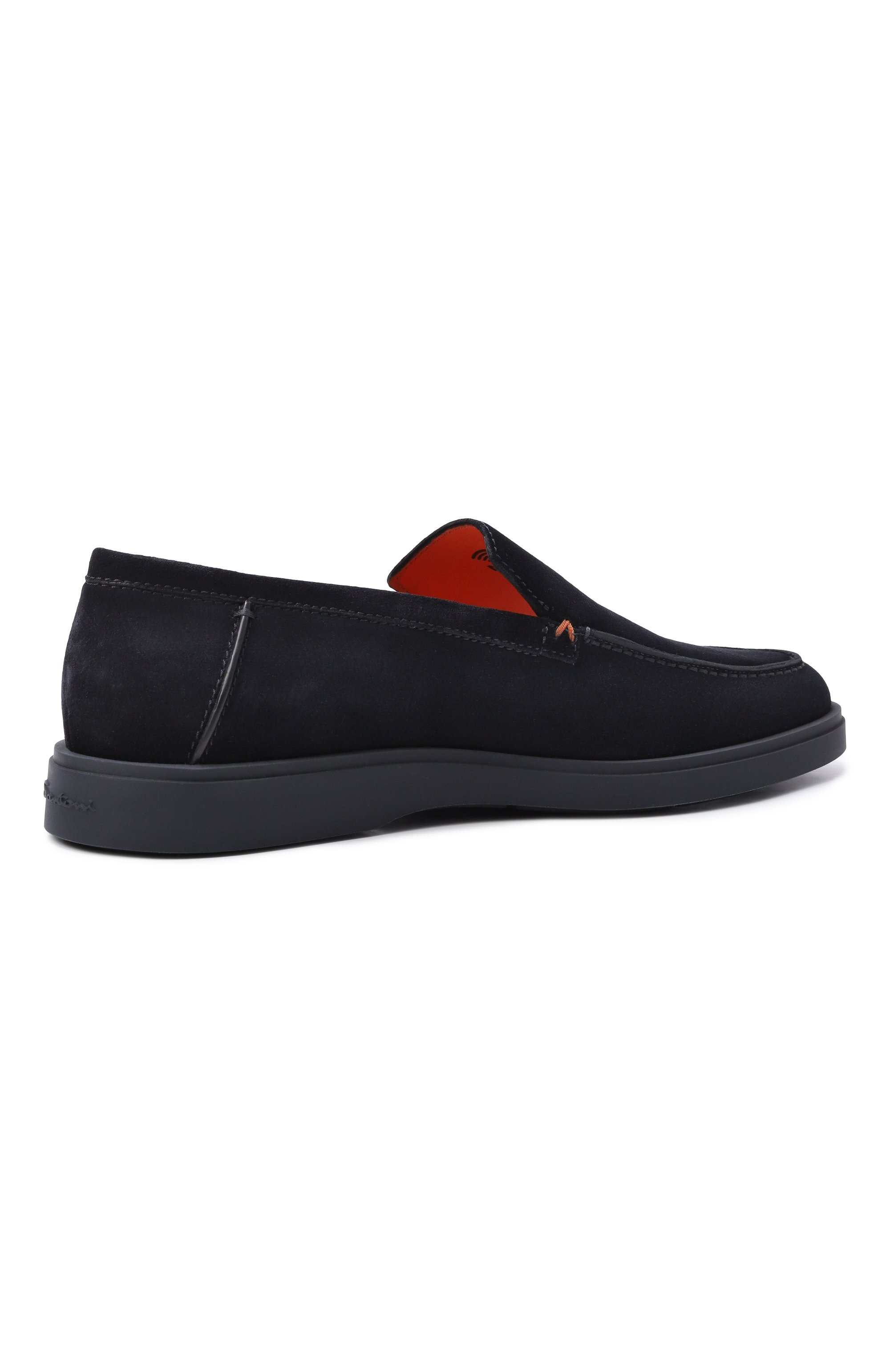 Замшевые лоферы detroit SANTONI темно-синего цвета по цене 87950 руб., арт. MGDG1782400TBGEX, фото 5 Замшевые лоферы detroit SANTONI, арт. MGDG1782400TBGEX, фото 5