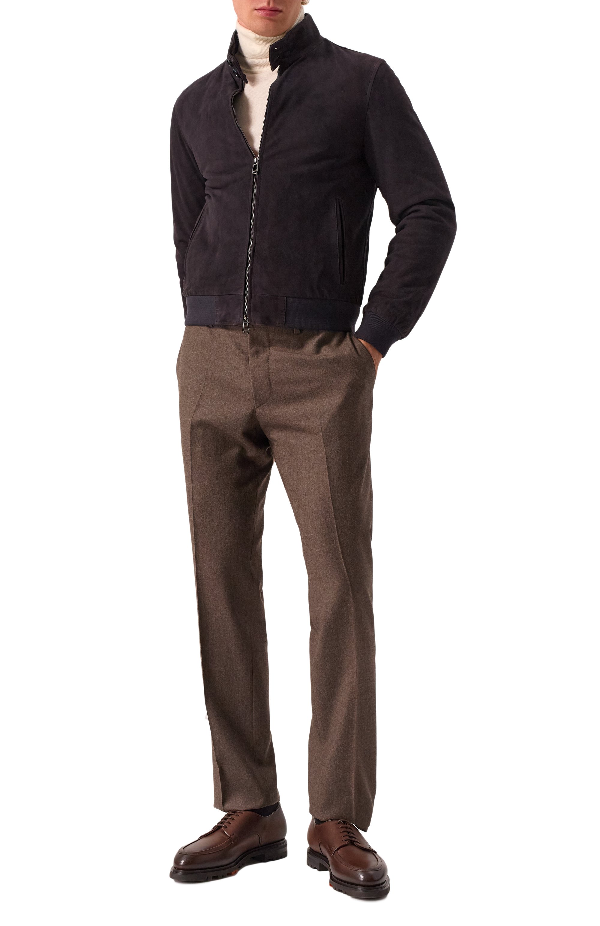 Замшевый бомбер MVST, арт. CLAUDE/MC/00457WR, фото 2