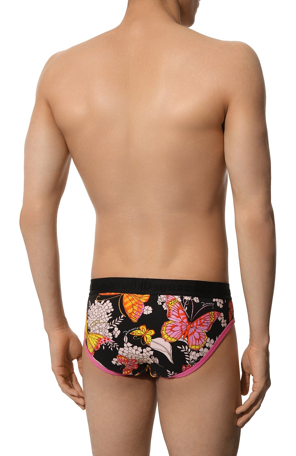 Хлопковые брифы DSQUARED2 разноцветного цвета по цене 17300 руб., арт. D9L675210, фото 3 Хлопковые брифы DSQUARED2, арт. D9L675210, фото 3