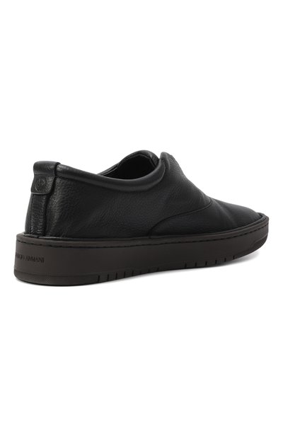 Кожаные кеды GIORGIO ARMANI, арт. GM002038/AF19222, фото 5