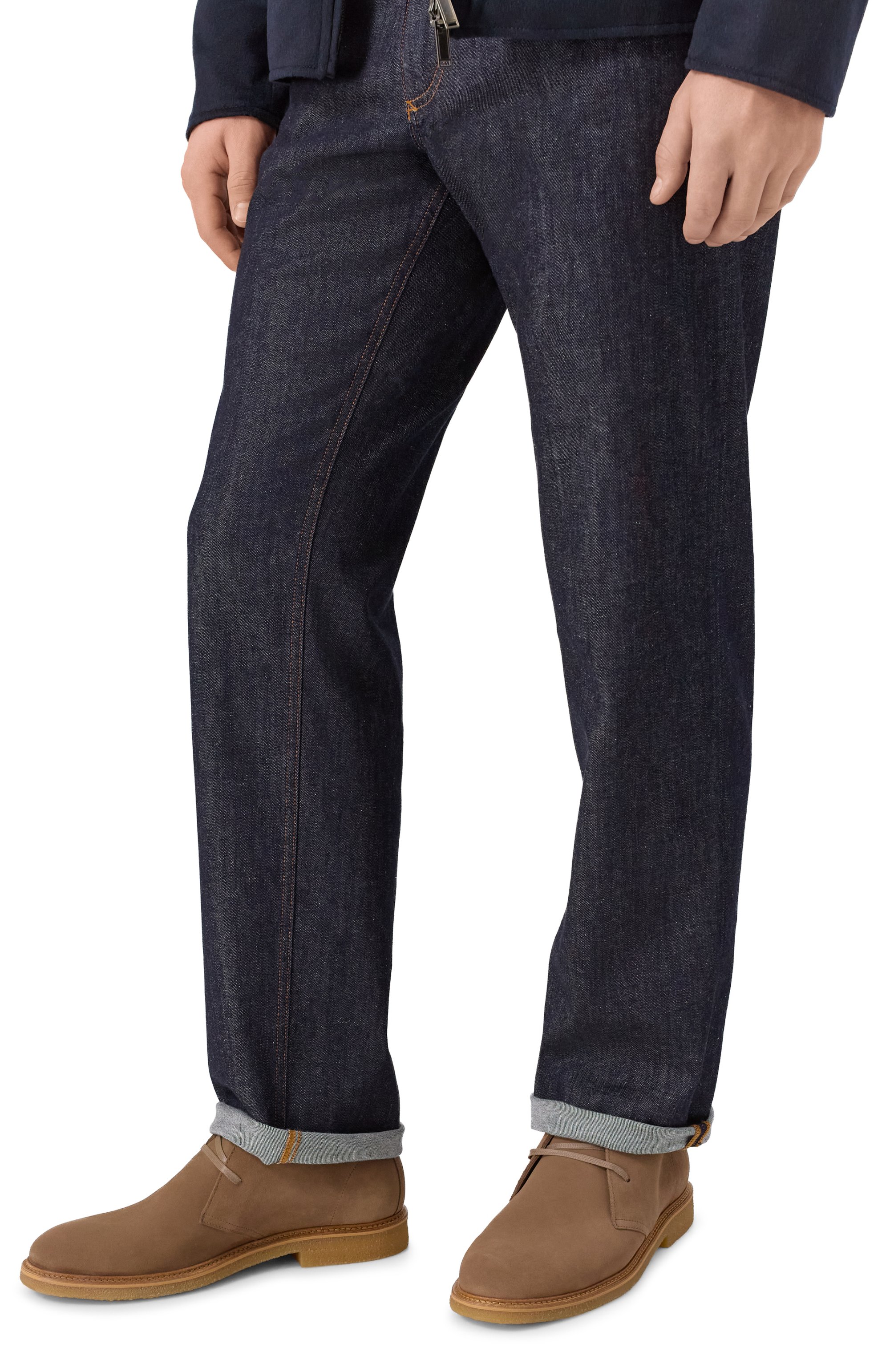 Замшевые дезерты kope BOSS светло-коричневого цвета по цене 29950 руб., арт. 50548077, фото 3 Замшевые дезерты kope BOSS, арт. 50548077, фото 3