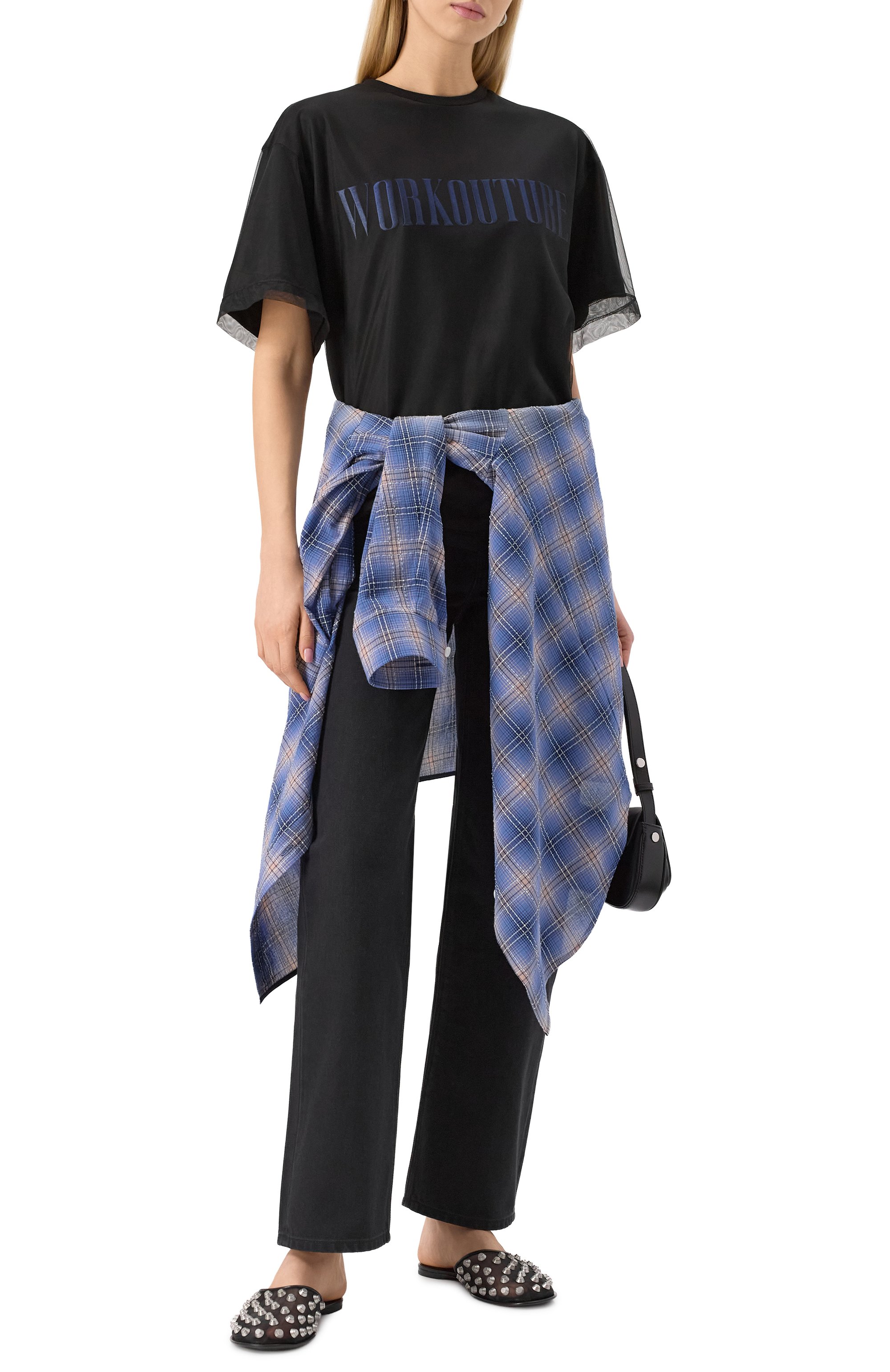 Текстильные сабо rhodes ALEXANDER WANG, арт. 30225M006, фото 2