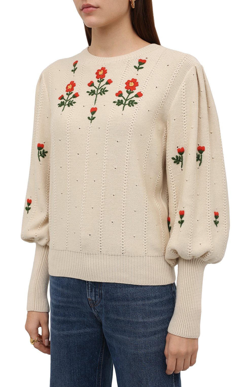 Пуловер из шерсти и хлопка GUCCI, арт. 653328/XKBS9, фото 3