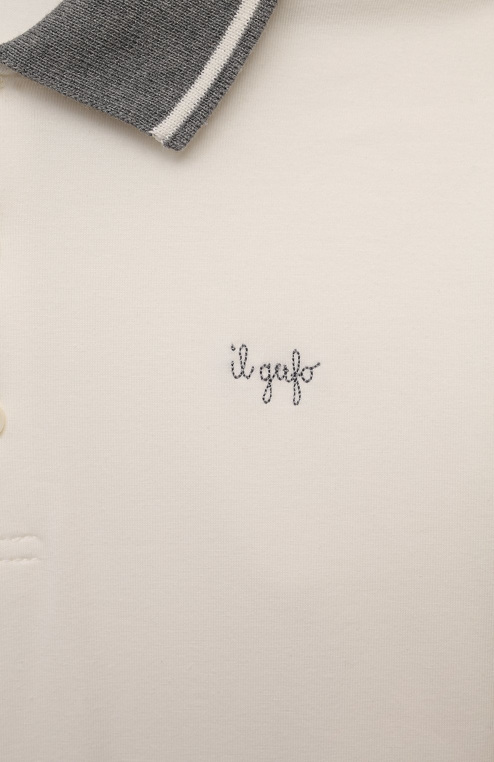 Хлопковое поло IL GUFO, арт. A24P0067MF002/5A-8A, фото 3