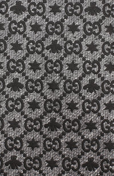 Шелковый галстук GUCCI темно-серого цвета по цене 16600 руб., арт. 537898/4B009, фото 3 Шелковый галстук GUCCI, арт. 537898/4B009, фото 3