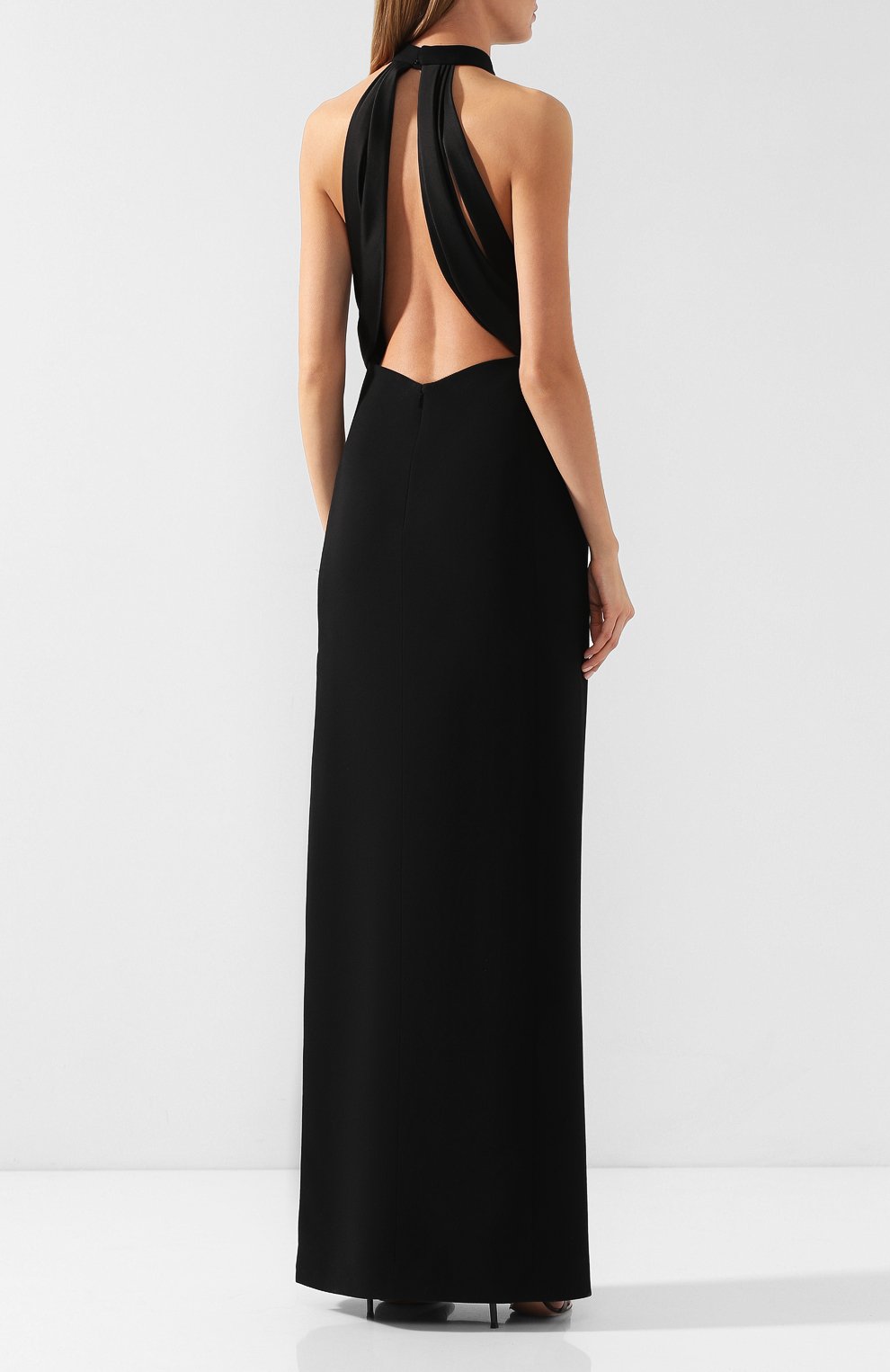 Шерстяное платье-макси SAINT LAURENT, арт. 547761/Y024K, фото 4