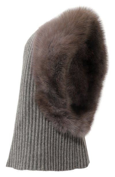 Женский капор с меховой отделкой VICTORIA KUSENKOVA, арт. 199103481540