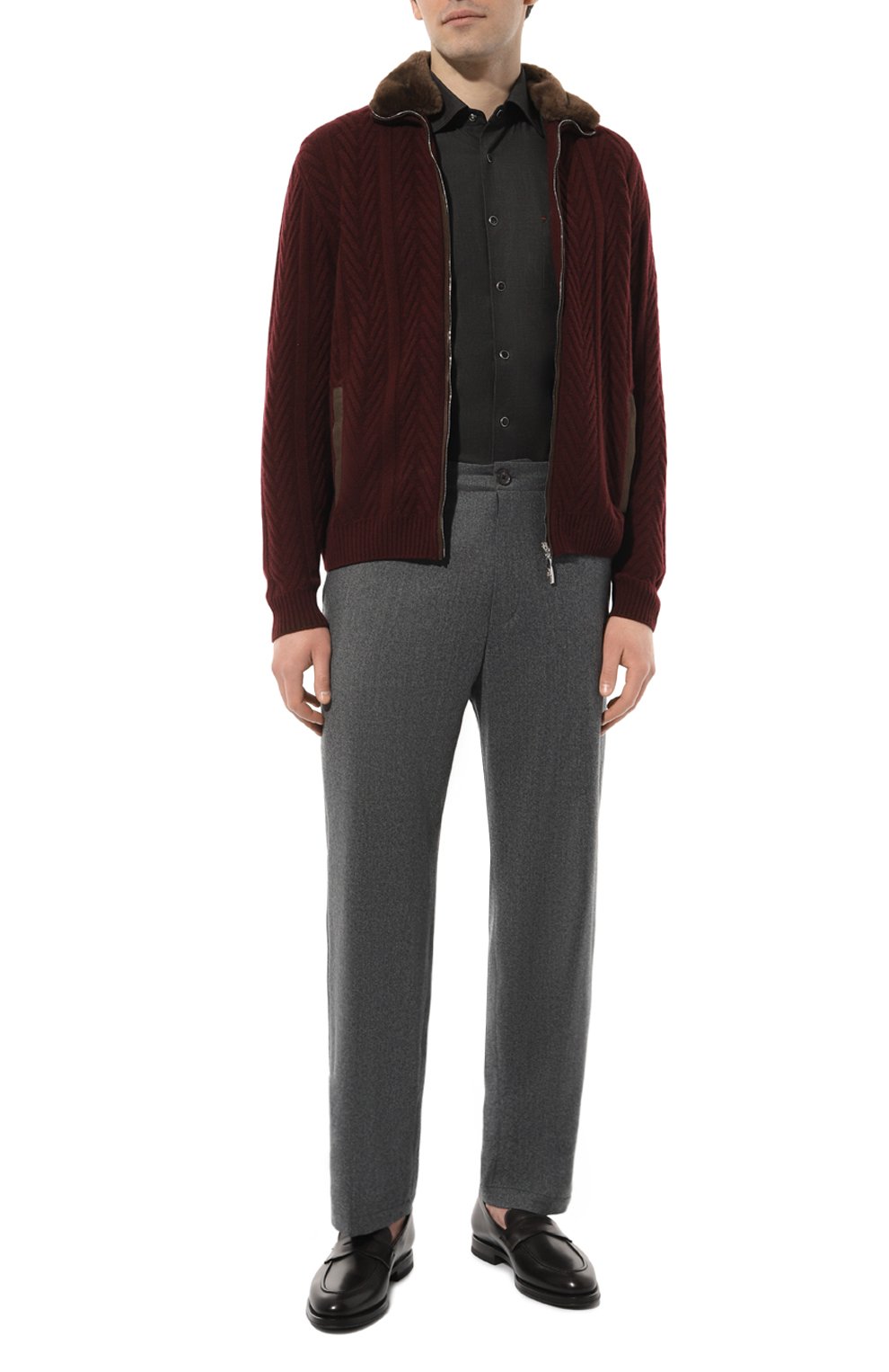 Хлопковая рубашка KITON, арт. UMCNERHH086280, фото 2