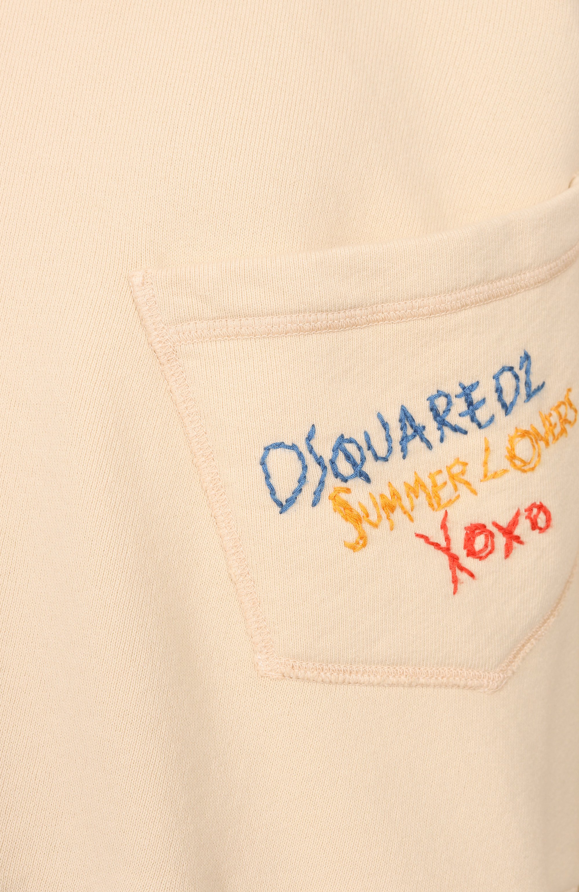 Хлопковый свитшот DSQUARED2 кремового цвета по цене 51400 руб., арт. S73GU0104/S25140, фото 6 Хлопковый свитшот DSQUARED2, арт. S73GU0104/S25140, фото 6