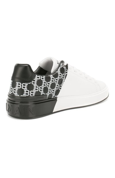 Кожаные кеды BALMAIN, арт. TM1C209/LSMR, фото 4