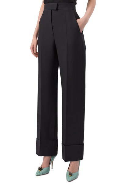 Брюки из шерсти и шелка VALENTINO, арт. 8B3RB6Z7/1CF, фото 3