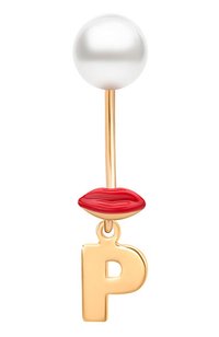 Серьга DELFINA DELETTREZ, арт. ANA5022.P, фото 1