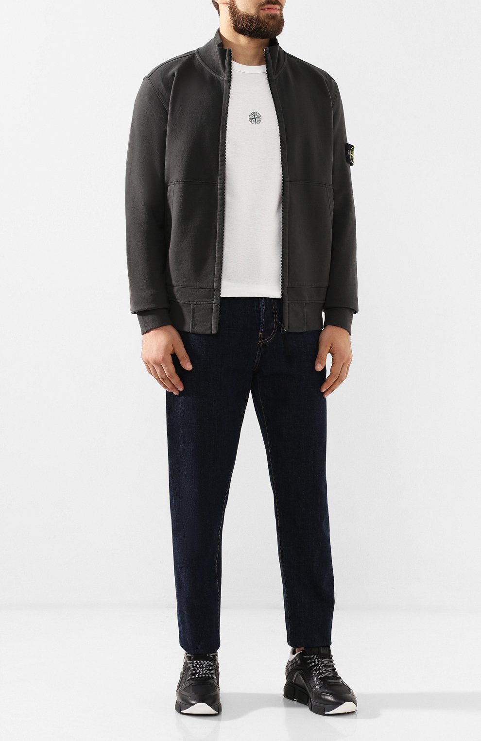 Хлопковая толстовка STONE ISLAND, арт. 711561620, фото 2