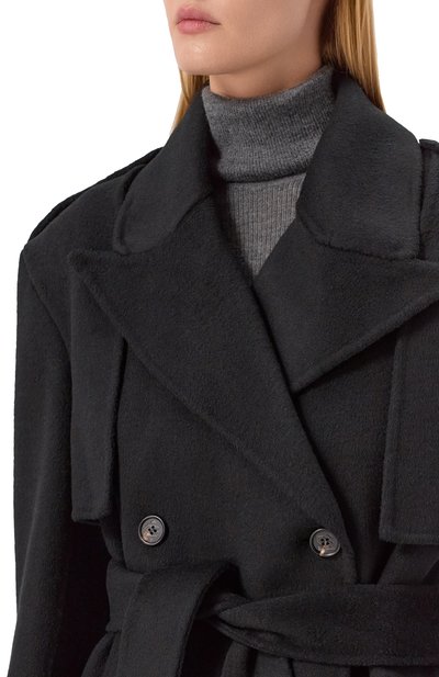 Шерстяной тренч GIUSEPPE DI MORABITO, арт. 05FWC0050U 05363, фото 5