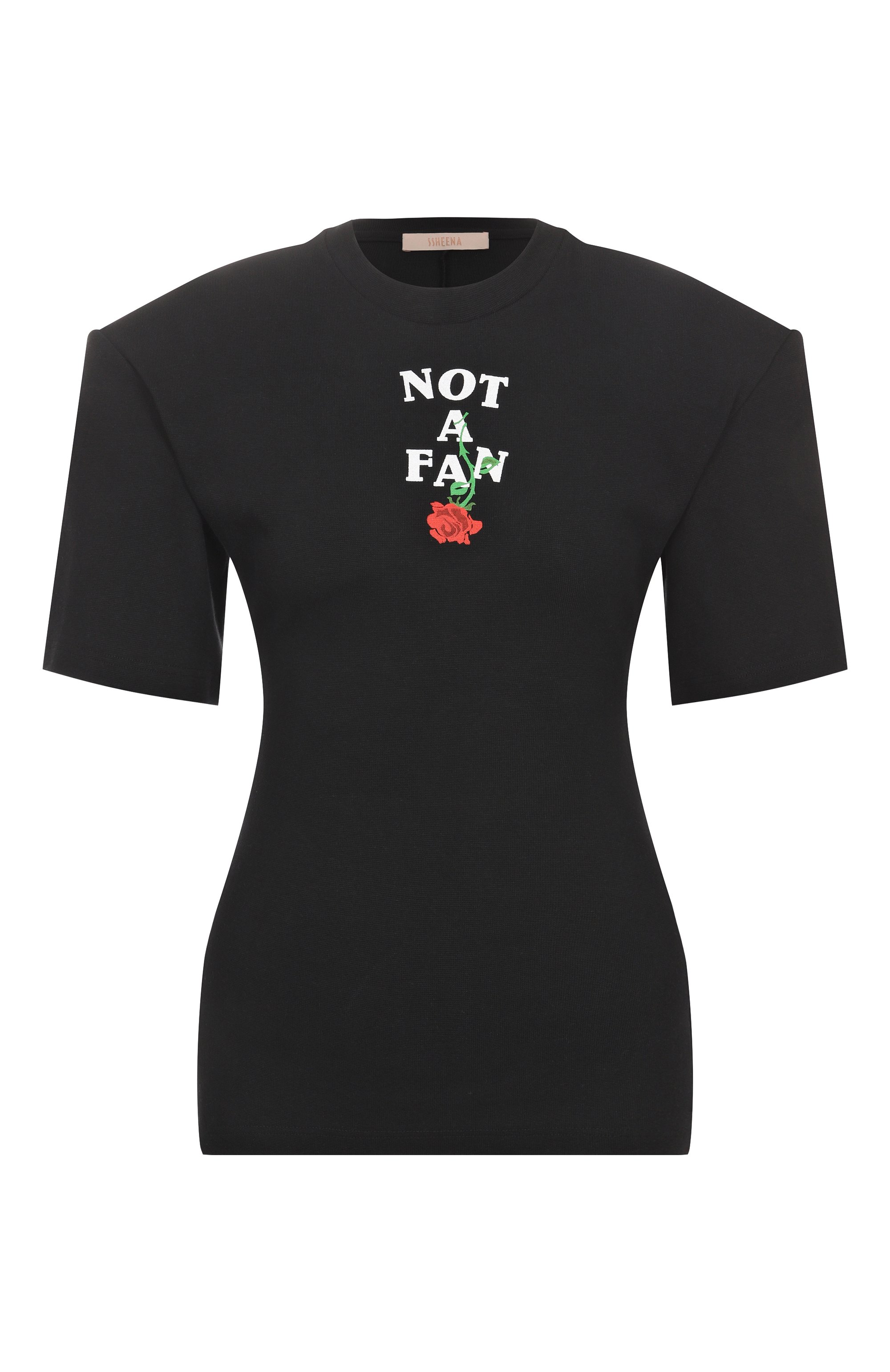 Хлопковая футболка SSHEENA, арт. 25SSTEE TS25009, фото 1