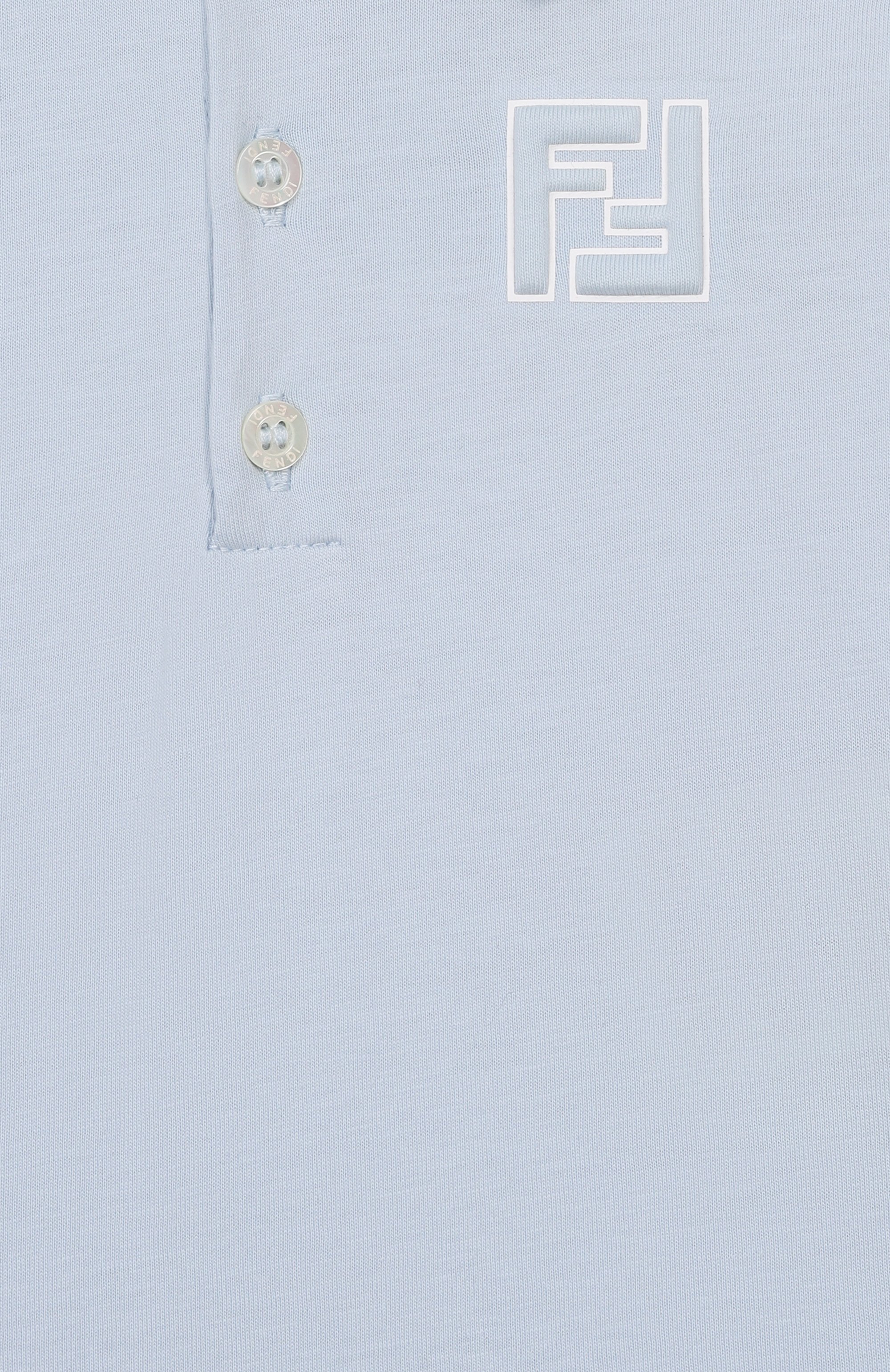 Хлопковое поло FENDI, арт. BMI268/7AJ, фото 3