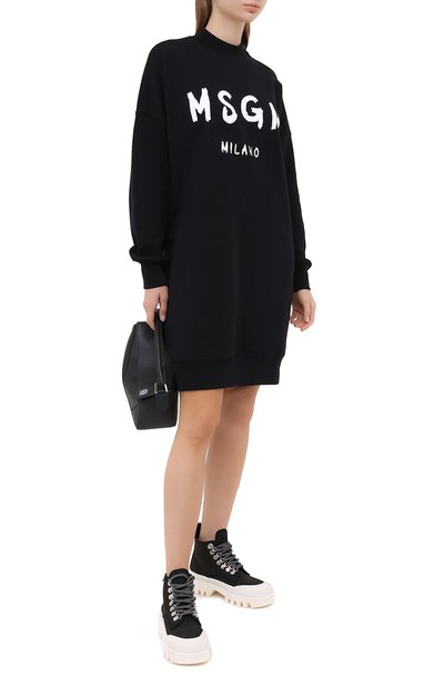 Хлопковое платье MSGM, арт. 2941MDA67 207799, фото 2