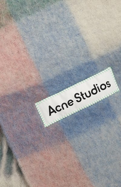 Шарф ACNE STUDIOS разноцветного цвета по цене 37450 руб., арт. CA0084/W, фото 2 Шарф ACNE STUDIOS, арт. CA0084/W, фото 2