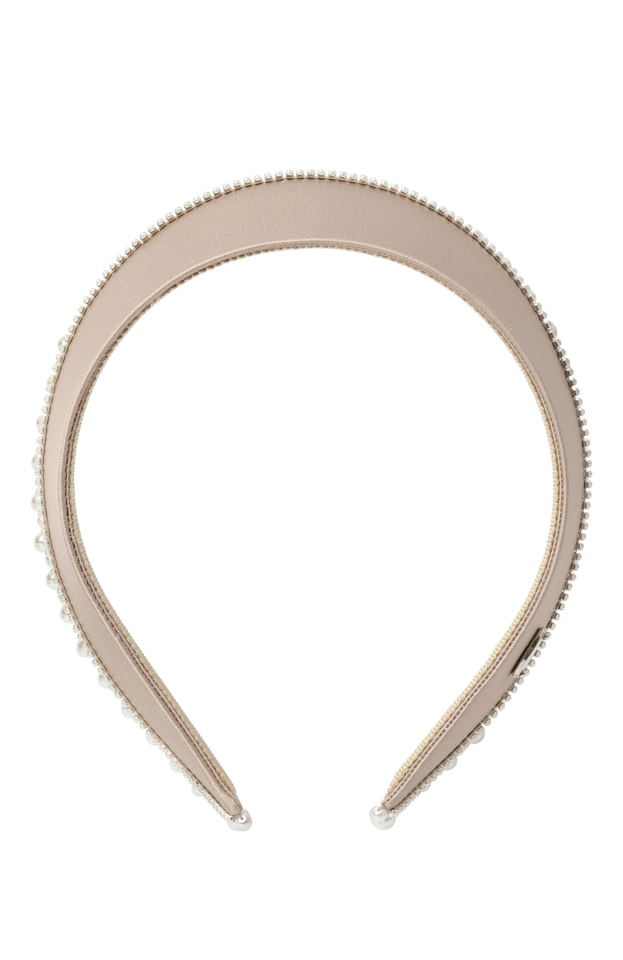 Кокошник PANFIL светло-бежевого цвета по цене 17000 руб., арт. 11-KOK3-DPI, фото 1 Кокошник PANFIL, арт. 11-KOK3-DPI, фото 1