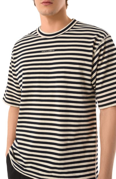 Хлопковая футболка DOLCE & GABBANA, арт. G8RG6T/G7K3P, фото 5