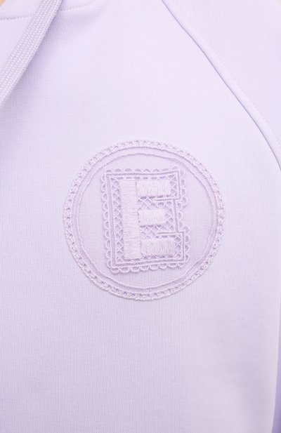 Хлопковое худи ERMANNO FIRENZE, арт. D38ET FL05FEL, фото 5