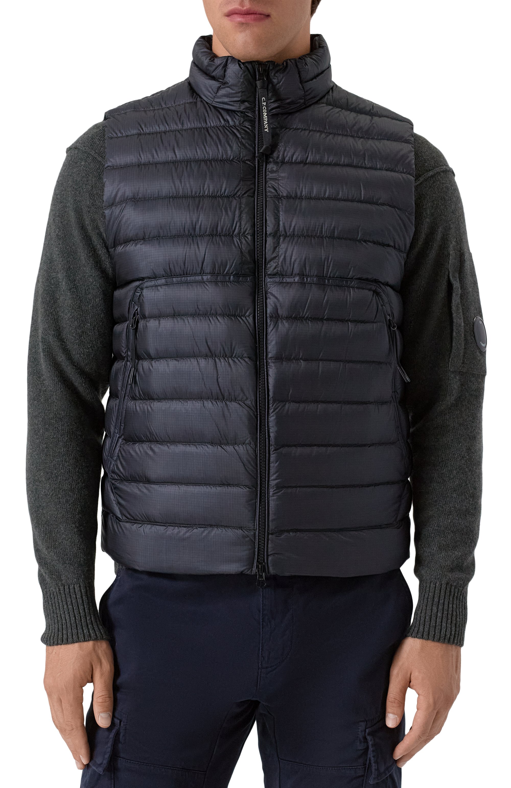 Пуховый жилет C.P. COMPANY, арт. RCCMVE703A110416A, фото 3