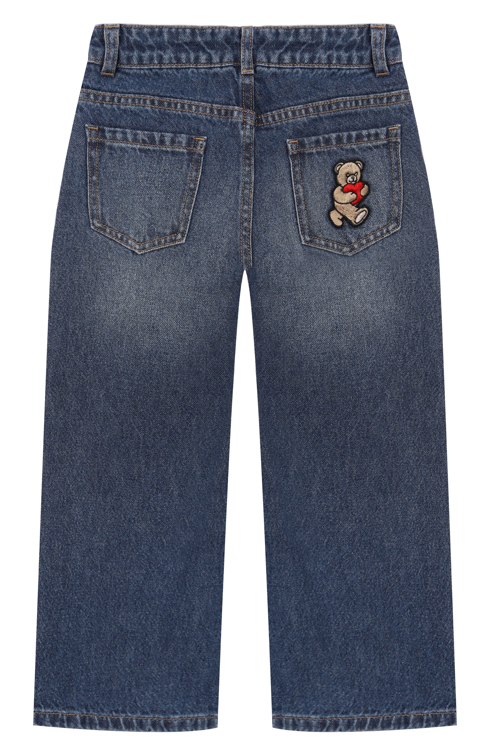 Джинсы MOSCHINO синего цвета по цене 21450 руб., арт. HDP06M/L0E29/4-8, фото 2 Джинсы MOSCHINO, арт. HDP06M/L0E29/4-8, фото 2