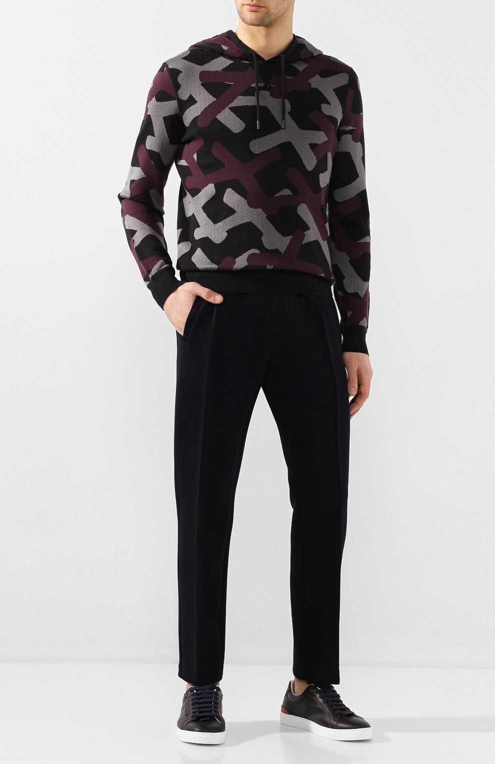 Кожаные кеды ZEGNA, арт. A4473X-LHNAT, фото 2