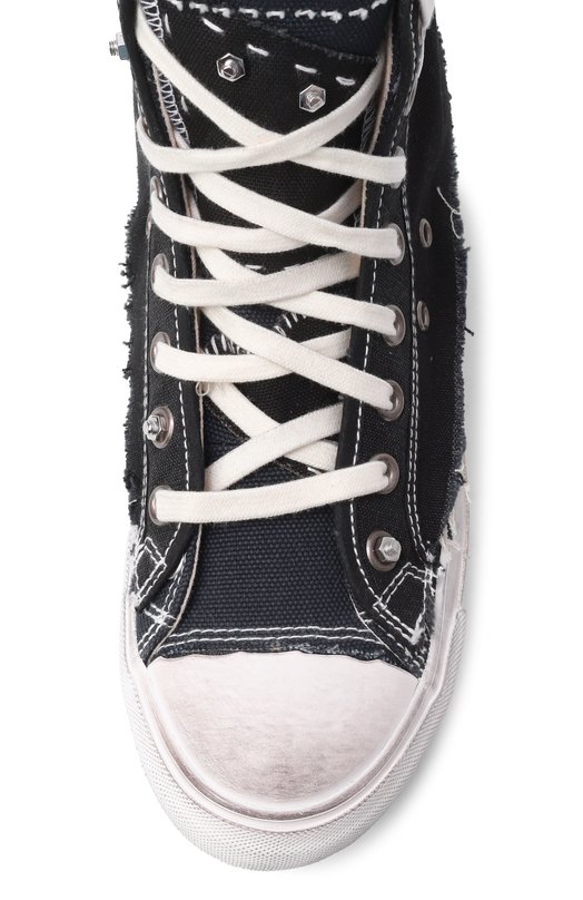 Текстильные кеды Loved to Death Maison Margiela S39WS0129/P7454 Синий  S39WS0129/P7454 Фото 6