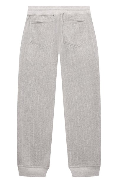 Хлопковые джоггеры BRUNELLO CUCINELLI светло-серого цвета по цене 55700 руб., арт. BM833E349C, фото 2 Хлопковые джоггеры BRUNELLO CUCINELLI, арт. BM833E349C, фото 2