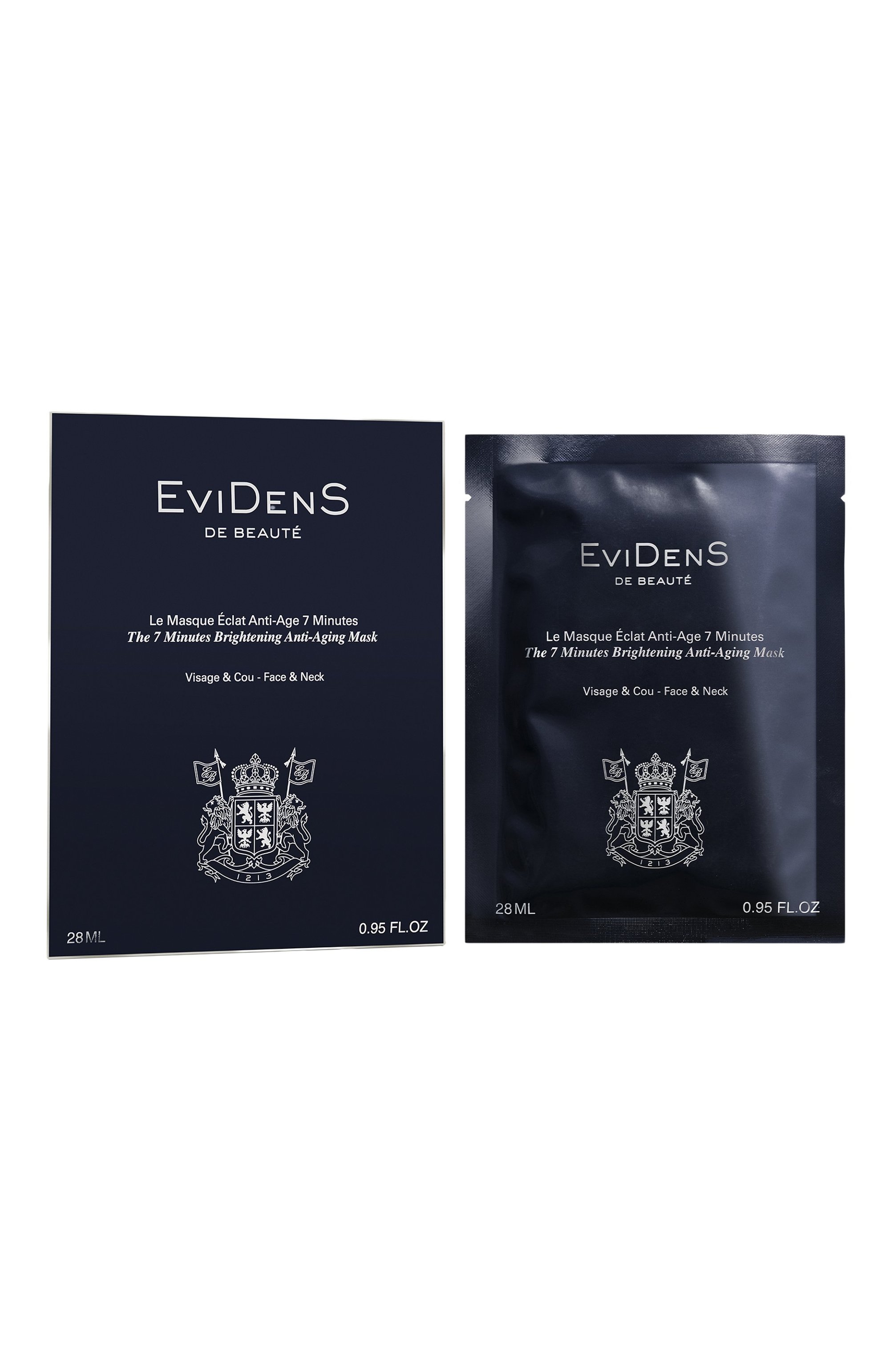 7-минутная маска «сияние» для лица и шеи (28ml) EVIDENS DE BEAUTE, арт. 4570117111624, фото 1